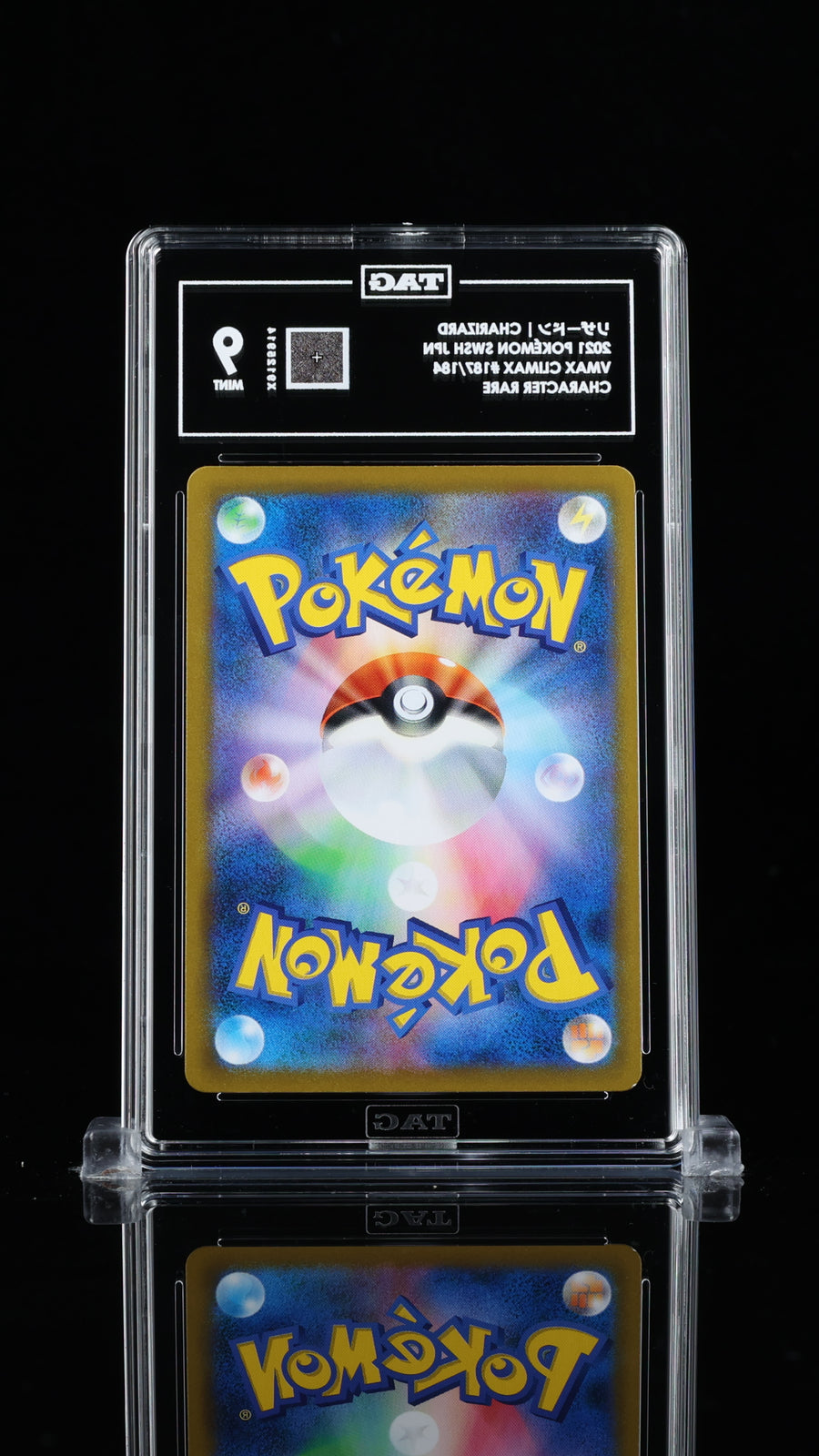 TAG 9 MINT JAPANESE POKEMON 2021 Charizard 187/184 CSR VMAX Climax S8b