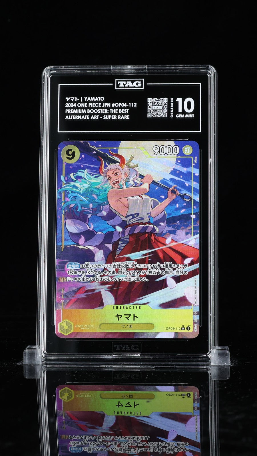 TAG 10 GEM MINT Japanese One Piece 2024 YAMATO OP04-112 PRB-01 BEST ALT ART