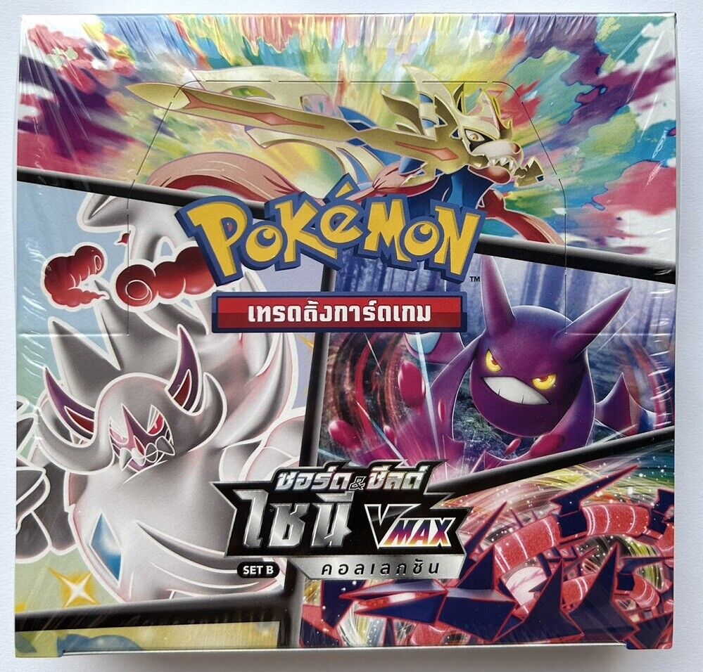 THAI Language Pokemon Booster Box THAI SHINY VMAX Set B SC3b T SEALED ...