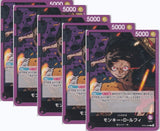 Japanese One Piece Monkey D. Luffy OP05-060 L Awakening New Era One SET 5 CARD