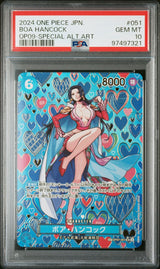 PSA 10 GEM MINT JAPANESE ONE PIECE 2024 BOA HANCOCK OP07-051 SPECIAL ALT.ART