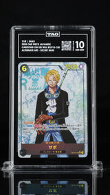 TAG 10 GEM JAPANESE ONE PIECE 2025 SABO OP13-120 CARRYING ON HIS WILL ALT ART