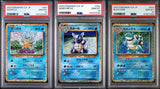 SET 3 PSA 10 GEM Japanese 2023 SQUIRTLE WARTORTLE BLASTOISE 01 02 003/032 CLK