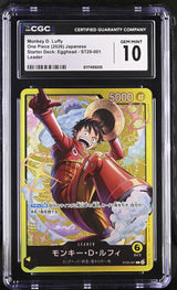 CGC 10 GEM MINT Japanese One Piece 2026 Monkey D. Luffy ST29-001 Starter Deck