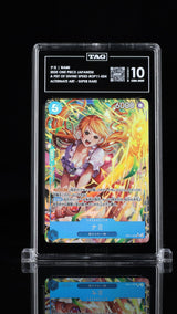 TAG 10 GEM MINT Japanese One Piece 2025 NAMI OP11-054 Alternate Art