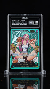 TAG 10 GEM MINT JAPANESE ONE PIECE 2025 JEWELRY BONNEY OP07-019 WEEKLY SHONEN