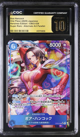CGC 10 PRISTINE Japanese One Piece 2025 Boa Hancock EB03-026 Alternate Art