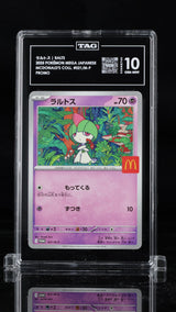 TAG 10 GEM MINT Japanese Pokemon 2025 Ralts 021/M-P MCDONALD COLLECTION PROMO