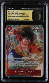 CGC 10 PRISTINE One Piece 2025 Monkey D. Luffy OP12-015 Legacy of Master ALT ART