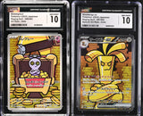SET 2 CGC10 GEM JapanesePokemon Card GholdengoEX&Gimmighoul 068/062 087/062 SV3a