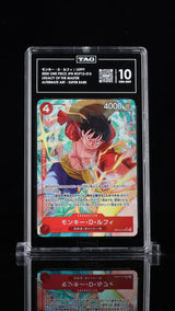 TAG 10 GEM MINT One Piece 2025 Monkey D. Luffy OP12-015 Legacy of Master ALT ART