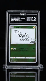 TAG 10 GEM MINT Japanese Pokemon 2021 Pikachu 208/S-P Sword & Shield PROMO