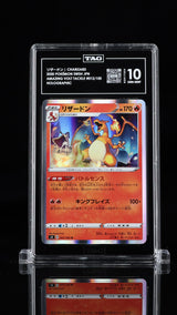 TAG 10 GEM MINT Japanese Pokemon 2020 Charizard 012/100 Amazing Volt Tackle S4
