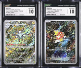 SET 2 CGC 10 GEM MINT Japanese Pokemon Magneton 112/106 & Magikarp 080/073