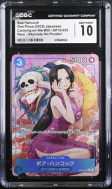 CGC 10 GEM MINT Japanese One Piece 2025 Boa Hancock OP13-051 Carrying His Will
