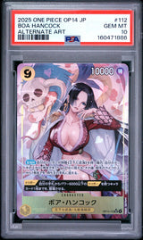 PSA 10 GEM MINT Japanese One Piece 2025 Boa Hancock OP14-112 The Azure ALT ART