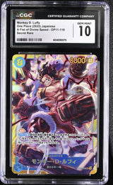 CGC 10 GEM MINT Japanese One Piece 2025 Monkey D. Luffy OP11-118 Fist of Divine