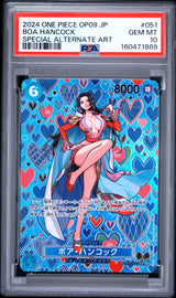 PSA 10 GEM MINT Japanese ONE PIECE 2024 BOA HANCOCK OP07-051 Emperors New World