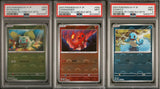 SET 3 PSA 9 JAPANESE POKEMON Charmander Squirtle Bulbasaur 059-061/SV-P PROMO