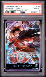 PSA 10 GEM MINT Japanese One Piece 2024 Monkey D. Luffy OP05-060 Sound L. Vol.1