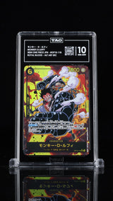 TAG 10 GEM MINT JP One Piece 2024 Monkey Luffy OP10-118 Parallel Royal Blood