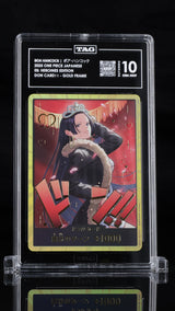 TAG 10 GEM MINT JAPANESE ONE PIECE 2025 DON!! BOA HANCOCK GOLD HEROINES EDIT
