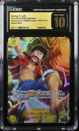CGC 10 PRISTINE JAPANESE ONE PIECE 2026 Monkey D. Luffy OP15-119 Advent KAMI'S
