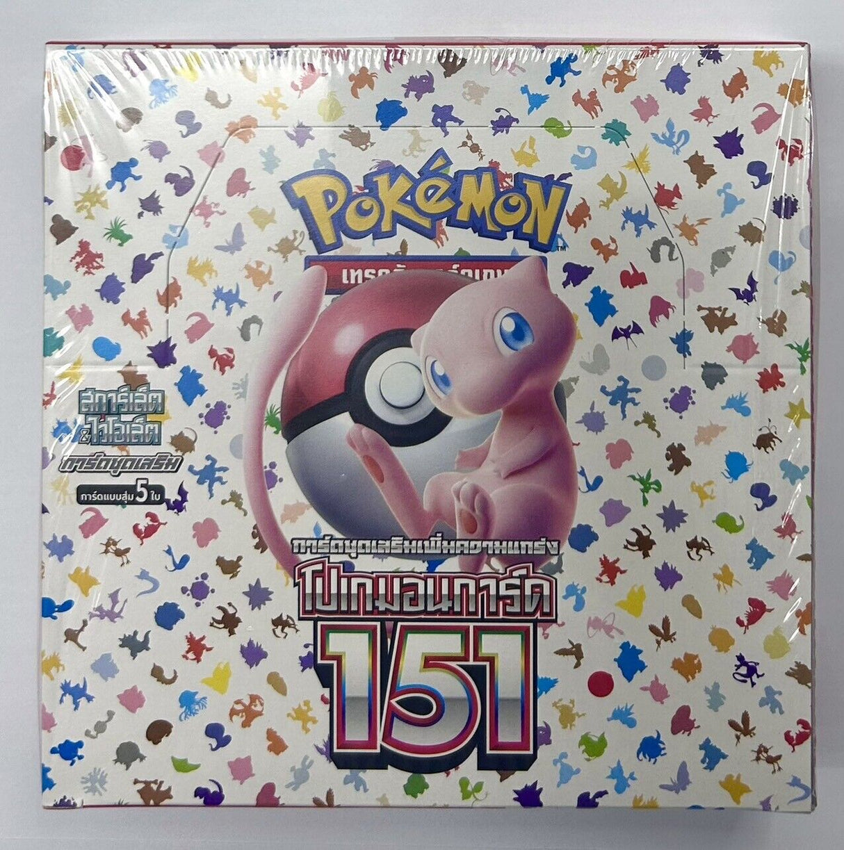 THAI Language Pokemon Scarlet & Violet Booster Box 151 Sv2a T 2023 SEALED