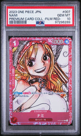 PSA 10 GEM MINT JAPANESE ONE PIECE 2023 NAMI ST01-007 PREMIUM CARD COLL