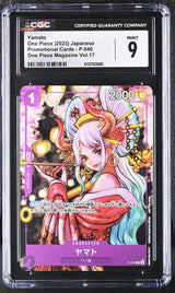 CGC 9 MINT Japanese ONE PIECE 2023 Yamato P-046 ONE PIECE Magazine Vol 17