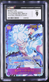 CGC 9 MINT Japanese One Piece 2024 MONKEY D. LUFFY OP05-119 PRB01 ALT ART