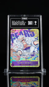 TAG 9 MINT Japanese One Piece 2023 Monkey D. Luffy OP05-119 Alt Art Parallel