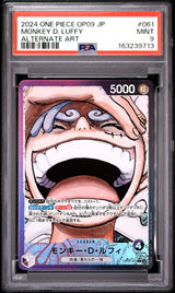 PSA 9 MINT JAPANESE ONE PIECE 2024  Monkey D. Luffy OP09-061 A NEW EMPEROR