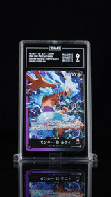 TAG 9 MINT JAPANESE ONE PIECE 2025 Monkey D. Luffy OP09-061 Purple Black
