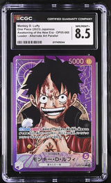 CGC 8.5 NM/MT+ Japanese One Piece 2023 Monkey D. Luffy OP05-060 ALT. ART