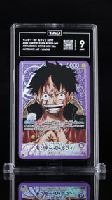 TAG 9 MINT Japanese One Piece 2023 Monkey D. Luffy OP05-060 ALT. ART