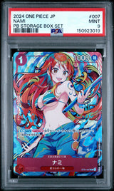 PSA 9 MINT Japanese One Piece 2024 Nami ST01-007 Storage Box Set 2025