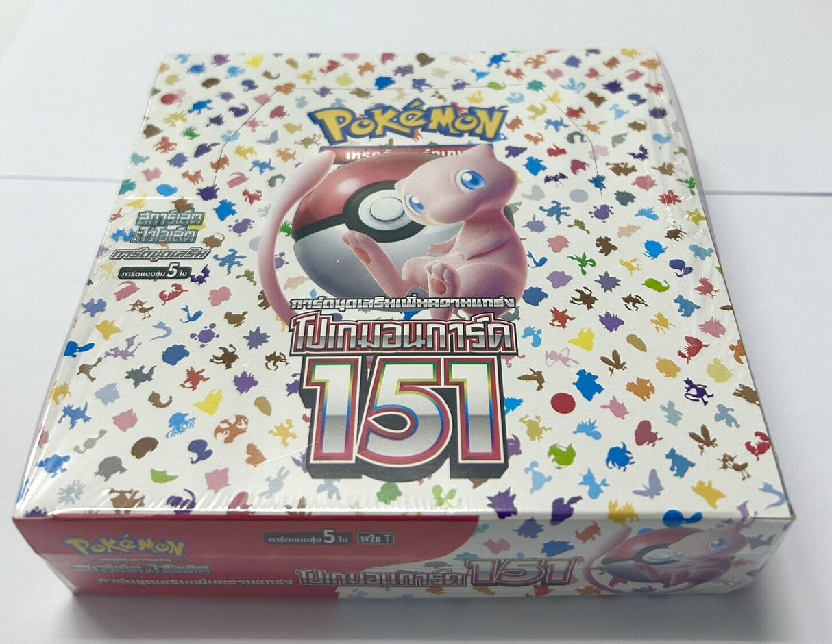 THAI Language Pokemon Scarlet & Violet Booster Box 151 Sv2a T 2023 SEALED