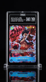 TAG 10 GEM MINT Japanese One Piece 2025 Monkey D. Luffy OP11-118 OP11-A Parallel