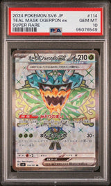 PSA 10 GEM MINT JAPANESE POKEMON 2024 Teal Mask Ogerpon ex 114/101 SR SV6