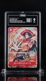TAG 9 MINT Japanese One Piece 2023 Portgas D. Ace P-028 Promotion Pack