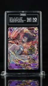 TAG 10 GEM MINT JAPANESE ONE PIECE 2025 Monkey D. Luffy OP09-119 3RD ANNIVERSARY