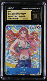 CGC 10 PRISTINE Japanese One Piece 2025 Nami P-112 Meet Up Event Promos