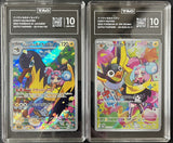 Set 2 TAG 10 GEM MINT Japanese PKM lono's wattrel & kilowattrel 232/SV-P 104/100