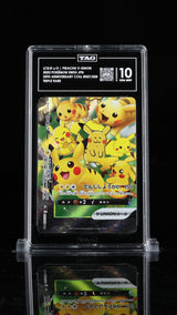 TAG 10 GEM MINT Japanese Pokémon 2021 Pikachu V-UNION 027/028 S8a 25th