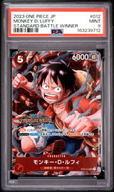 PSA 9 MINT Japanese One Piece 2023 Monkey Luffy ST01-012 PROMO WINNER