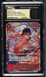 CGC 10 PRISTINE One Piece 2026 Portgas D. Ace OP16-118 Alternate Art
