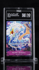 TAG 10 GEM MINT JP One Piece 2025 Monkey D. Luffy P-099 Theme Promotion Pack