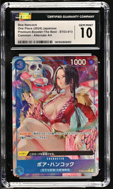 CGC 10 GEM MINT Japanese One Piece 2024 Boa Hancock ST03-013 THE BEST PRB-01