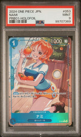 PSA 9 MINT Japanese One Piece 2024 NAMI P-053 THE BEST PRB-01